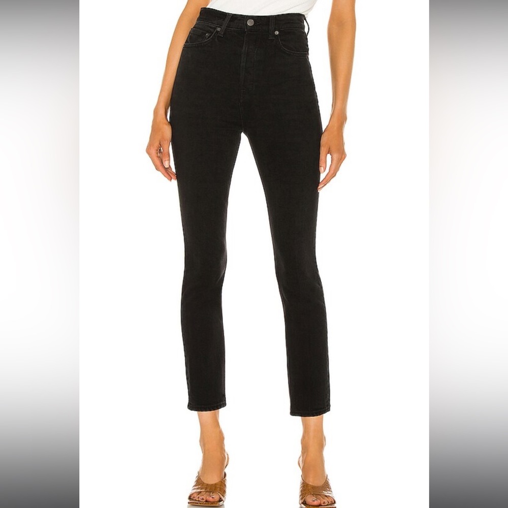 GRLFRND The Piper Super High Rise Stretch Slim Crop Jean